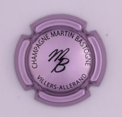 Plaque de Muselet - Champagne Martin Bastogne (N°156)