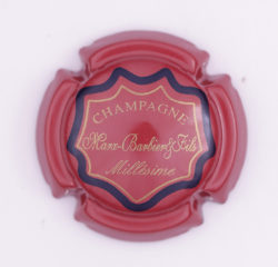 Plaque de Muselet - Champagne Marx – Barbier et Fils (N°157)