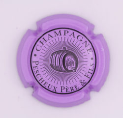 Plaque de Muselet - Champagne Pescheux Père & Fils (N°184)