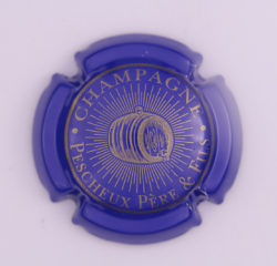 Plaque de Muselet - Champagne Pescheux Père & Fils (N°187)