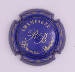 Plaque de Muselet - Champagne Rousseaux – Batteux (N°233)