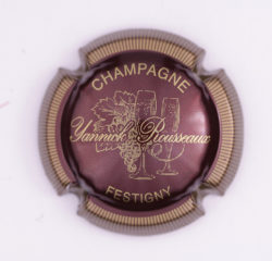 Plaque de Muselet - Champagne Rousseaux Yannick (N°238)