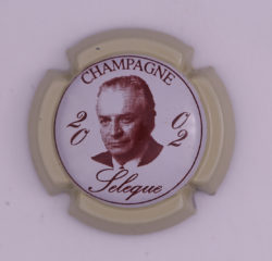 Plaque de Muselet - Champagne Sélèque (N°250)