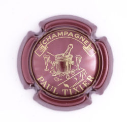 Plaque de Muselet - Champagne Tixier Paul (N°285)