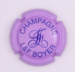 Plaque de Muselet - Champagne Boyer L & F (N°39)