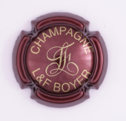 Plaque de Muselet - Champagne Boyer L & F (N°40)