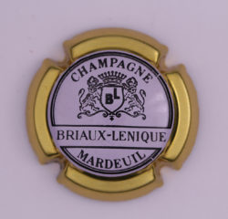 Plaque de Muselet - Champagne Briaux Lenique (N°45)