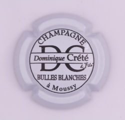 Plaque de Muselet - Champagne Crete Dominique (N°75)