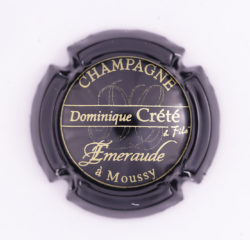 Plaque de Muselet - Champagne Crete Dominique (N°77)