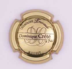 Plaque de Muselet - Champagne Crete Dominique (N°79)