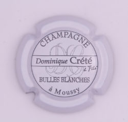 Plaque de Muselet - Champagne Crete Dominique (N°80)