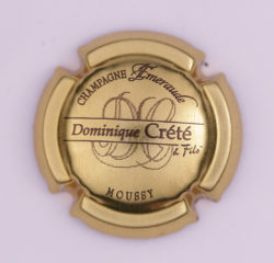 Plaque de Muselet - Champagne Crete Dominique (N°81)