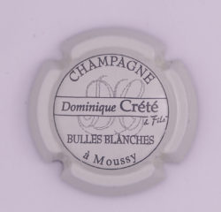 Plaque de Muselet - Champagne Crete Dominique (N°82)