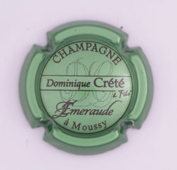 Plaque de Muselet - Champagne Crete Dominique (N°83)