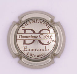 Plaque de Muselet - Champagne Crete Dominique (N°84)