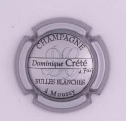 Plaque de Muselet - Champagne Crete Dominique (N°86)